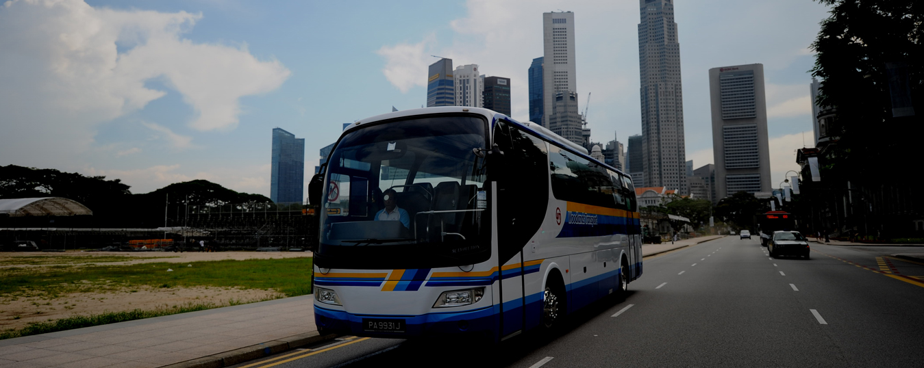 Bus Chartering, School Transport, Corporate Transport, Changi Airport Shuttle